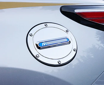 Auto styling ABS Chrome Palivovej Nádrže Kryt Na Nissan Murano 2016 Plyn Nádrž Spp Palivo Spp Kryt Výbava Exteriér Auto Príslušenstvo