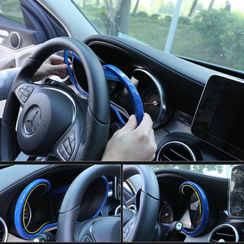 Auto Styling AMG Panel Monitora Rámu Orezania dekorácie, Nálepky sa Vzťahuje Na Mercedes Benz C Trieda W205 Interiéru Auto Príslušenstvo