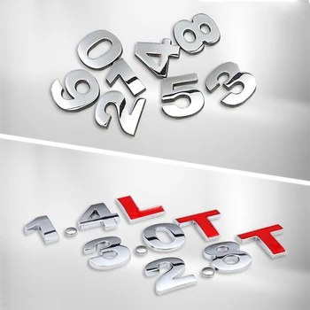Auto Styling Auto 3D Kovov 1.2 L 1.4 L 1,5 L 1.6 L 1.8 L 2,0 L 2.4 L 3.0 L Logo Nálepky, Znak, Odznak Obtlačky Pre Lada Toyota, Mazda Opel atď