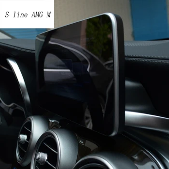 Auto Styling Centrum Ovládanie Navigačnej Obrazovke ochranný kryt Nálepky Výbava Panel Pre Mercedes Benz C trieda W205 GLC Príslušenstvo