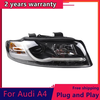 Auto Styling LED Vedúci svetlo pre AUDI A4 B6 headlights01-04 pre A4 B6 vedúci svetlo LED uhol oči drl H7 hid Bi-Xenon Šošovky, nízke svetlo