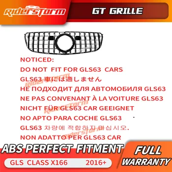 Auto styling Stredná mriežka pre GLS 2020 GLS450 4MATIC X167 ABS plast GT prednej mriežky vertical bar