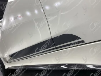 Auto-Styling Uhlíkových Vlákien Strane Sukne vhodné Pre 2019-2020 MB AMG GT63s 4D Kupé OEM Štýl Obloha Pásy Prílohu