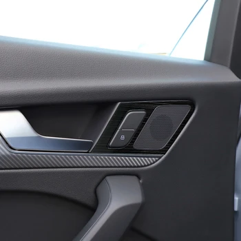 Auto Styling Vnútorné kľučky Flitrami Dekorácie, Nálepky Výbava Pre Audi Q5 FY 2018 2019 Nehrdzavejúcej Ocele Interiérové Doplnky