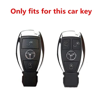 Auto tlačidlo prípade Pre Mercedes-Benz, C-Trieda W204 GLC 260 C200 CIA GLA W205 W212 C a S E trieda kľúča vozidla prípade držiak krytu keychain