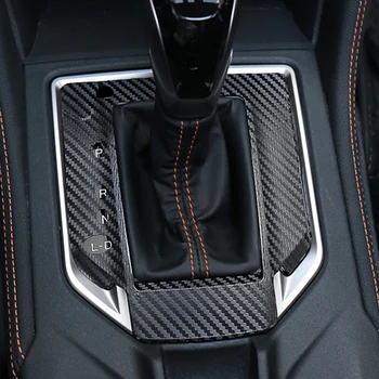 Auto Uhlíkových Vlákien Centrálny riadiaci Posun Panel Dekoratívne Samolepky vhodné Na Subaru XV 2018 2019 Auto Príslušenstvo Interiérom Film