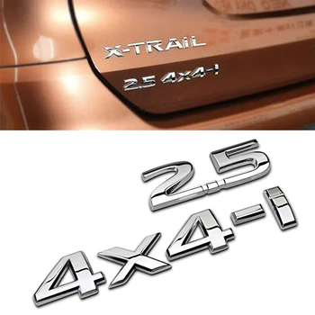Auto Zadné 2.5 4X4-i Obtlačok Na Nissan X-trail Tiida Altima Qashqai Leaf krčma pri ceste Poznámka T32 T31 Murano Výtlak Dekorácie-Nálepky