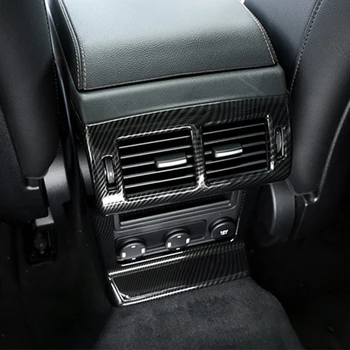 Auto Zadné Klimatizácia Ventilačné Rám Orezania Uhlíkových Vlákien Štruktúry vhodné pre Jaguar F-TEMPO X761 2016-2018 Auto Príslušenstvo