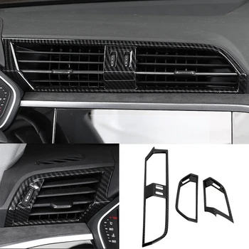 Auto Štýl Interiéru Vozidla stredovej Konzoly klimatizácia Dekor Výbava Strane výstupu Vzduchu Rám Dekorácie Kryt Pre Audi Q3 2019 LHD
