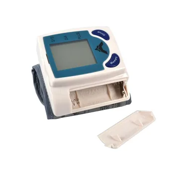Automatické inteligentné Manžeta Zápästia Sphygmomanometer Blood Presure Meter Monitor stroj Srdcovej frekvencie Pulzu Prenosné Tonometer