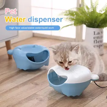 Automatické Svetelné domáce Zvieratá, Vodné Fontána pre mačky Fontána psov USB Elektrický zásobník Vody pitnej misky pre mačky