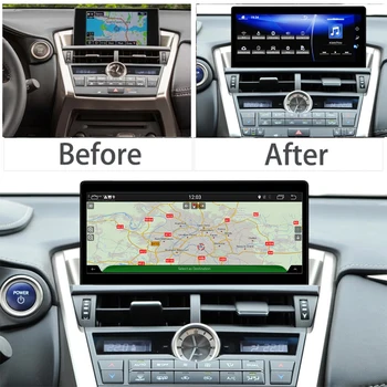 Automobilová gps Multimediálny Prehrávač Pre Lexus NX 200t 300h nx200T-2017 Android 9 Audio Rádio Stereo autoradio s GPS Vedúci jednotky Obrazovke BT
