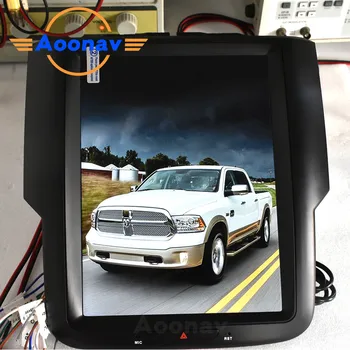 Automobilová GPS navi video rádio multimediálny Prehrávač Pre-Dodge RAM 1500-2018 Auto vertikálne dotykový displej Podpora Volant Ovládanie