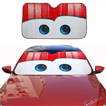 Automobilový Roztomilý Kreslený Skladacie Protislnečnú Clonu 130*70 Auto Solárna Ochrana Fólie Auto Predné Okno Clonu Opaľovací Krém Opony