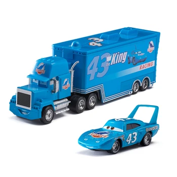 Autá 2 3 Disney Pixar Č. 43 Auto kráľ nákladné auto Blesk McQueen Jackson Storm Truck 1:55 Diecast Kovové Zliatiny, Hračka Pre Deti, Darčeky