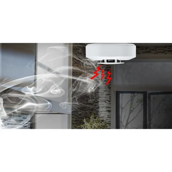 Awaywar 433MHz Bezdrôtový Požiarny Detektor Dymu Prenosné Požiarnych Snímačov Pre Smart home Security Alarm Systém