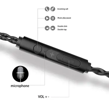 AZiMiYO D5 Káblové Slúchadlá Dual Ovládač s Mikrofónom Basy Šport Stereo Hifi Slúchadlá Slúchadlá pre telefón Huawei mi 3,5 mm slúchadlá