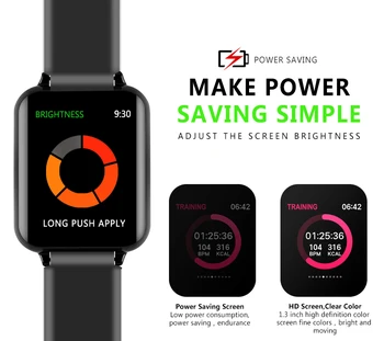 B57 Smart hodinky Vodotesné Šport pre iphone telefónu Smartwatch Srdcového tepu, Krvného Tlaku Funkcie Pre Mužov, Ženy 2020