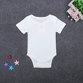 Baby Boy Girl Šaty, Krátky Rukáv 2016 Letné Detské Potápačské Novorodenca Kombinézach & Remienky Dieťa Produkt