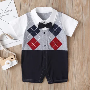 Baby Boy Šaty Gentleman 2020 Novorodenca Romper Bavlna Detské Oblečenie Vyhovovali Koberčeky Dieťa Detské Oblečenie Nastaviť Disfraz Recien Nacidos