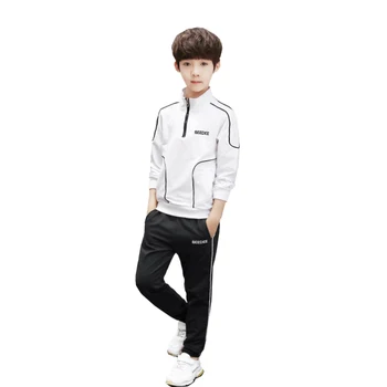 Baby boy šaty, jarné, jesenné športové dve-kus nový kórejský verzia sveter kabát + nohavice 4-12 rokov, deti kvalitné oblečenie
