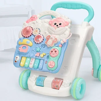 Baby Chodítko Chôdza Hračky s kolesami Asistent, Multifunkčný Batoľa Vozíka Sit-na-Stojan Walker pre detský
