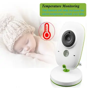 Baby Monitor Bezdrôtové Audio Video Baba Elektronické Prenosné Intercom Babyfoon Fotoaparát BeBe Opatrovateľka Walkie Talkie Opatrovateľky VB602