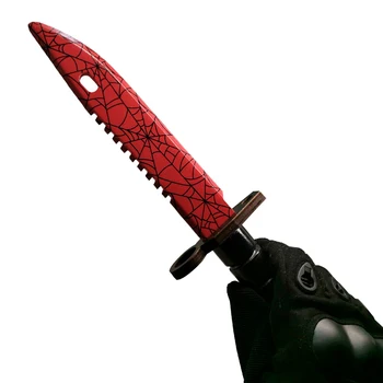 Bajonet nôž z video hry M9 bajonet krvavé Web CS go | zbraň hračka (drevené replika V2)