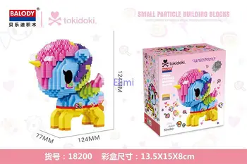 Balody Mini Bloky Roztomilý Malý Kôň Model Tokidoki Anime Budovy Hračky Juguetes pre Deti Vianočné Darčeky Dievčatá Krásne Brinquedo