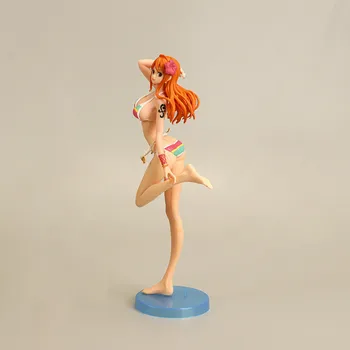 Bandai Jeden Kus 25 cm Nami Sexy Modelovanie Anime Akčné Figúrky Bábika z Pvc Model Ozdoby Bábky Periférnych zariadení Tvorivé Kreslených