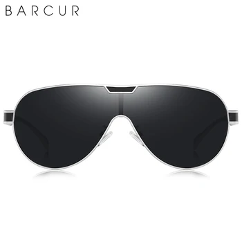 BARCUR Jazdy Polarizované slnečné Okuliare Mužov Značky Dizajnér Slnečné Okuliare Pre Človeka Športové Okuliare UV400
