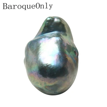 BaroqueOnly Barokový Jadrovej Chvost Pearl Páva Modrého Špeciálnych Farebných o 13~20 mm Sladkovodné Skutočnou Perlou Diy Materiálov BZK