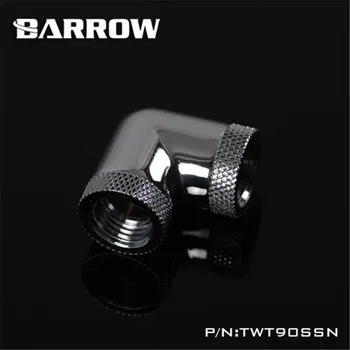 Barrow G4 / 1 bright silver / black 90 stupňov dvojité vnútorné zuby dvojité rotácie adaptér 360-stupňový Otočný Montáž TWT90SSN