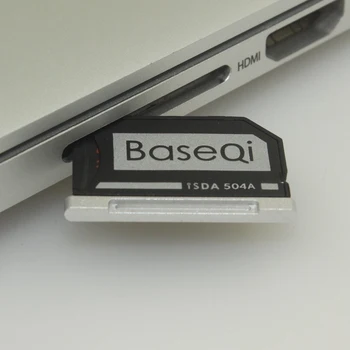 BASEQI Hliníkové MiniDrive Micro SD Karty Adaptéra Pamäťových Kariet Pre Macbook Pro Retina 15