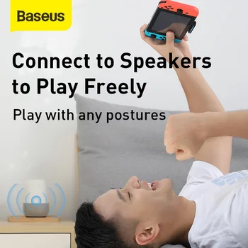 Baseus Prepínač Audio Adaptér Bluetooth 18W Rýchle Nabitie Typ C Bezdrôtový Vysielač Bluetooth Prijímač, Adaptér, Nintendo Prepínač