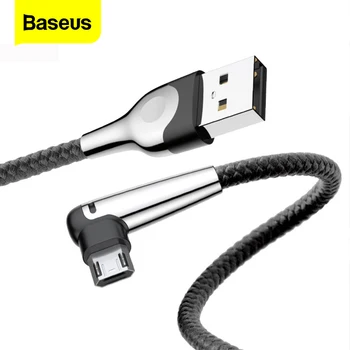 Baseus Reverzibilné Micro USB Kábel Rýchle Nabíjanie Nabitie Dátový Kábel Pre Samsung Xiao Tablet Microusb Usb Nabíjací Kábel Adaptéra