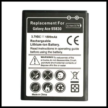 Bateria S5830 EB494358VU batérie Pre Samsung Galaxy Ace S5830 S5660 S7250D S5670 i569 I579 GT-S6102 S6818 GT-S5839i batérie