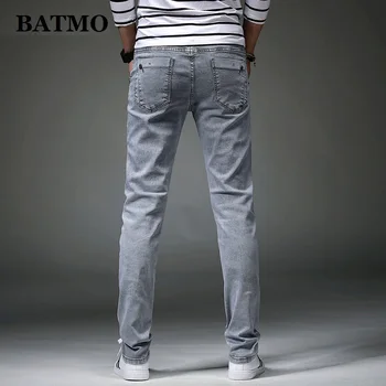 Batmo 2020 nový príchod vysokej kvality bežné slim sivá-jeans mužov ,mužov ceruzkou nohavice ,úzke džínsy mužov 8914