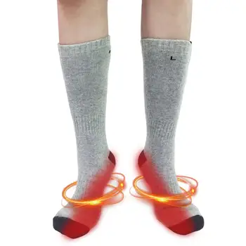 Batéria Vyhrievané Ponožky Nabíjateľná Elektrické Kúrenie Teplé Ponožky Nastaviteľná Teplota Unisex Nohy Ohrievačov Šport Tepelnej Ponožky