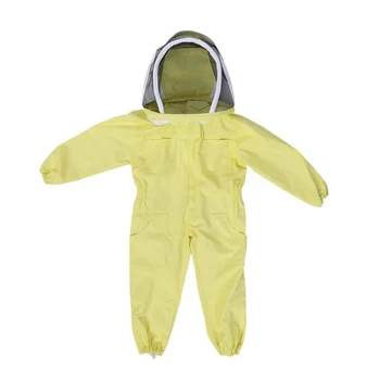 Bavlna celého Tela Dieťaťa Včelárskych Oblečenie, Sako Ochranné Včelárskych Oblek pre Deti, Dieťa Chrániť Bavlna Bee Oblek