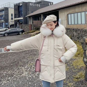 Bavlna Hrubé Zips Voľné Nosenie Pevnej Bombardér Bežné Bundy Ženy Móda Kabát Oblečenie, Zimná Vetrovka Feminina Kórejský Kapota Coats