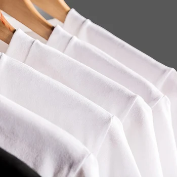 Bavlna Vintage Taliansku Vlajku T-shirt Pre Človeka Biele Tričká Pánske Oblečenie Letné Tričko O Krk, Voľný čas Topy Študentov Tee Tričko