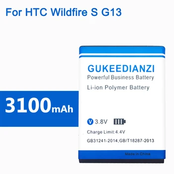 BD29100 3100mAh Nový Mobilný Telefón Náhradné Batérie Pre HTC Wildfire S G13 A510C A510e HD3 HD7 HD7S T9292 T9295 T9292