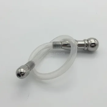 BDSM nehrdzavejúcej ocele kone oko s uretrálne dilator plug zámok mravnosť pás CB3000cb6000S.análny zástrčku,cather a zvuk