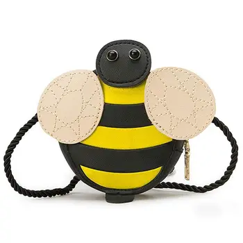 Bee Roztomilý detský Taška cez Rameno Osobnosti Wild Kabelku Mini Príslušenstvo Taška