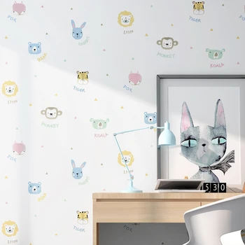 Beibehang Moderné Luxusné nástenné tapety na steny 3 d cartoon zvierat Stenu Papier Live Izba stenu Spálne papier v kotúčoch, TV joj