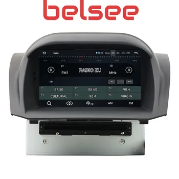 Belsee Carplay 4+64GB Android 10 Vedúci Jednotky autorádio DVD Prehrávač, GPS Navigáciu Stereo HD pre Ford Fiesta 2013 2016