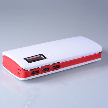 (Bez Batérie) 10000mah 18650 Pover Banka Prípade Dual USB Box DIY Mobile Powerbank Prenosný Telefón Nabíjačka pre Xiao výkon Výkon Banky
