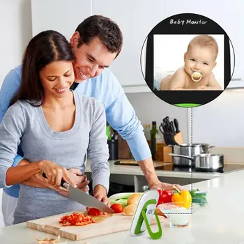 Bezdrôtová Farebná Baby Monitor 2,4 GHz, HD Video, Digitálne Cam IČ Vysoké Rozlíšenie Dieťa Bezpečnostné Nočné Videnie Monitorovanie Teploty