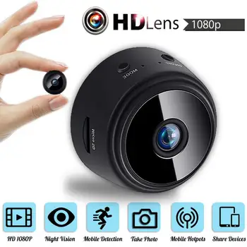 Bezdrôtové 1080P HD Mini IP WIFI Kamera Videokamera Home Security DVR Nočné Videnie Video Malé Miniatúrne Kamery Videokamery